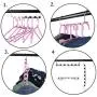 5PCs Clothes Hangers Space Saving Closet Organize Magic Creative Design Metal Multi Function Wonder Rack Decoration 5PCs Clothes Hangers Space Saving Closet Organize Magic Creative Design Metal Multi Function Wonder Rack Decoration