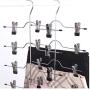 2pcs Multi-Functional Four-Layer Stainless Steel Pants Rack Hanger Clothes Sock Hooks Coat Hanger Decoration
