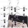 2pcs Multi-Functional Four-Layer Stainless Steel Pants Rack Hanger Clothes Sock Hooks Coat Hanger Decoration