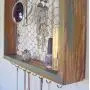 Chicken Wire Frame Jewelry Organizer - Wall Photo & Memo Hanger - Shabby Bohemian Display Board - Wood Boho Picture Holder Dorm Decor