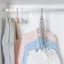 KYCPTNFJ 1/3/5/7Pcs Space Saving Hangers Clothes 9 Hole Hanger Towel Closet Organizer Storage Rack Color Random KYCPTNFJ 1/3/5/7Pcs Space Saving Hangers Clothes 9 Hole Hanger Towel Closet Organizer Storage Rack Color Random