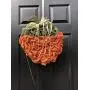Burlap pumpkin wreath, orange pumpkin wreath, fall burlap wreath, pumpkin door hanger, pumpkin spice, orange and green burlap pumpkin Burlap pumpkin wreath, orange pumpkin wreath, fall burlap wreath, pumpkin door hanger, pumpkin spice, orange and green burlap pumpkin