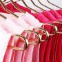 Ibnotuiy Heavy Duty Aluminum Alloy Coat Suit Clothes Clothing Hangers Closet Storage Rack Pack of 10 (Rose Gold)