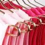 Ibnotuiy Heavy Duty Aluminum Alloy Coat Suit Clothes Clothing Hangers Closet Storage Rack Pack of 10 (Rose Gold)