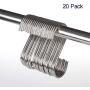 20 Pack S Hooks Heavy Duty 304 Stainless Steel for haning Plants Large (11 cm /4.3 inch-20 Pack)