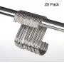 20 Pack S Hooks Heavy Duty 304 Stainless Steel for haning Plants Large (11 cm /4.3 inch-20 Pack) 20 Pack S Hooks Heavy Duty 304 Stainless Steel for haning Plants Large (11 cm /4.3 inch-20 Pack)