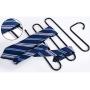 HJYPYJ Magic Hanger,Multi-Layer Storage Folding Hanger,Type s Iron Trouser Hangers,Space-Saving Organizer Hanger Not Easily Deformed/White / 35x32cm