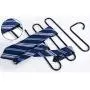 HJYPYJ Magic Hanger,Multi-Layer Storage Folding Hanger,Type s Iron Trouser Hangers,Space-Saving Organizer Hanger Not Easily Deformed/White / 35x32cm