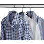 MAWA Reston Lloyd Silhouette Ultra Thin Series, Non-Slip Space Saving Clothes Hangers, Style 42/FT, Pack of 20, Black