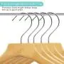 Perfecasa Svelte Series Wooden Hangers 10 Pack, Suit Hangers, Coat hangers (Natrual) Perfecasa Svelte Series Wooden Hangers 10 Pack, Suit Hangers, Coat hangers (Natrual)