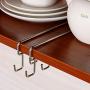 Stainless Steel Kitchen Storage Rack Cupboard Hanging Hook Shelf Dish Hanger Chest Storage shelf Bathroom Organizer Holder
