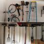 Kinghouse Tool Hanger Wall Mount Garage Organizer, Tool Storage Rack, Garage Hanger Organizer , Heavy Duty Tools Holder, for Organizing Power Tools, Laddy, Bulk Items Home Chair Ladder, Bike Hanger