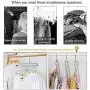 Clothes Hangers Plastic Space Saving 9 Hole Magic Multifuctional Folding Closet Organizer Holder Clothing Skirt Dress Coat Pants Storage 4 Pack