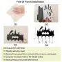 Guitar Wall Wooden Hooks Electric Sound Bedroom Kitchen Office Heavy Duty Hanger Key Clothes Hooks, Gift for Man