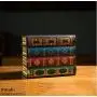 Chris.W Wooden Antique Book-Like Bookends with Hidden Storage Boxes Classic Decorative Library Book Ends, Set of 2(Large + Small)