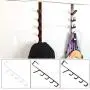 Multifunctional Door Hanger Hook Home Clothes Storage Holder Towel Hanging Rack - Coffee Qsbai Multifunctional Door Hanger Hook Home Clothes Storage Holder Towel Hanging Rack - Coffee Qsbai