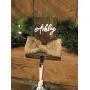 Christmas home decor - personalized stocking hanger - CUSTOMIZED COLORS! - custom holiday decor - mantel stocking labels - stocking holders