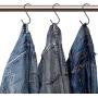LOYMR 18 Pack 4.7 Inches Extra Large S Shape Hooks Heavy-Duty Metal Hanging Hooks Apply Kitchenware Bathroom Utensils Plants Towels Gardening Multiple uses Tools （Silver)