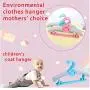 10pcs Random Color Adjustable Clothes Hanger Rack Plastic Towel Display Hanger for Baby Adults Children Kids Clothing Drying Rack Hanging 10pcs Random Color Adjustable Clothes Hanger Rack Plastic Towel Display Hanger for Baby Adults Children Kids Clothing Drying Rack Hanging