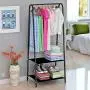 Cxjff Floor Standing Coat Rack Clothes Hat Stand Hanger Rod Simple Upscale Display Solid Iron, 3 Colors Available (Color : Coffee) Cxjff Floor Standing Coat Rack Clothes Hat Stand Hanger Rod Simple Upscale Display Solid Iron, 3 Colors Available (Color : Coffee)