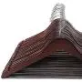 StorageWorks 20-Pack High Grade Solid Wooden Suit Hangers, Men Women Hangers for Shelves Office, Retro Finish StorageWorks 20-Pack High Grade Solid Wooden Suit Hangers, Men Women Hangers for Shelves Office, Retro Finish