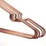 Koobay 60Pack 13&quot Children Rose Copper Gold Shiny Metal Wire Top Clothes Hangers for Shirts Coat Storage & Display
