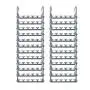 Wonder Hanger Max New & Improved, Pack of Triples, The Closet Space for Easy, Effortless, Wrinkle-Free Clothes, Comes Fully Assembled (Grey, Pack of 24)