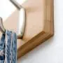 CHAOYANG Coat rack Creative hook wall hanging Clothes hook wall hanger Clothes hook behind the door Bathroom wall hook (Size : A)