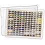 Elizabeth Ward Bead Storage Solutions: 82-Piece Tiny Container Storage Tray ? Bead Organizer with 78 Tiny Containers, a Tray and Lid for Beads and More