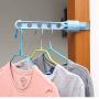 5pcs Random Color Hangers Window Frame HangerRetractable IndoorSpace Saver Clothes Hangers Drying Rack Drying Rack Decoration