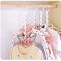 10Pcs New 3D Space Saving Hanger Magic Clothes Hanger with Hook Closet Organizer Home Tools