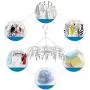 Inoutdoorkit Clip & Drip Laundry Clothes Socks Drying Hanger Stainless Steel 20 Clips for Underwear, Lingerie, Bra, Kids Baby Clothes, Diapers, Towel, Hat, Scarf, Gloves SHR20 (Stainless Steel)
