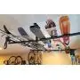 StoreYourBoard Ski and Snowboard Ceiling Storage Rack, Hi Port 2 Overhead Hanger Mount