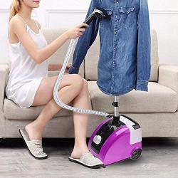 AYMARIO Garment Steamer with Stand, Powerful & Multi-Functional Clothes Ironing Machine for Home and Clothes Store - Includes Garment Hanger and Fabric Brush 110V US(Purple)