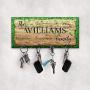 Personalized Family Key Hanger - Wall Key Holder - New Home Gift - Wedding Gift - Key Rack - Housewarming Gift - KH0009