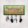 Personalized Family Key Hanger - Wall Key Holder - New Home Gift - Wedding Gift - Key Rack - Housewarming Gift - KH0009 Personalized Family Key Hanger - Wall Key Holder - New Home Gift - Wedding Gift - Key Rack - Housewarming Gift - KH0009