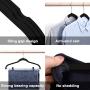 HOUSE DAY Velvet Skirt Hangers - Pack of 24 - Velvet Hangers with Clips Ultra Thin Non Slip Velvet Pants Hangers Space Saving Clothes Hanger (Black)