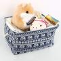uxcell Canvas Fabric Storage Basket Bin for Shelves Closet, Storage Boxes with Drawstring Closure for Toys Laundry Organizer, Blue Elephant (X-Large - 17.7 uxcell Canvas Fabric Storage Basket Bin for Shelves Closet, Storage Boxes with Drawstring Closure for Toys Laundry Organizer, Blue Elephant (X-Large - 17.7