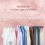 HOUSE DAY Magic Hangers Space Saving Hangers for Clothes Hangers Space Saving Wardrobe Clothing Hanger Oragnizer Closet Space Saver Hangers (8 Pack) HOUSE DAY Magic Hangers Space Saving Hangers for Clothes Hangers Space Saving Wardrobe Clothing Hanger Oragnizer Closet Space Saver Hangers (8 Pack)