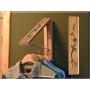 InstaHANGER Lotus Leaf Closet Organizer, The Original Folding Drying Rack, Wall Mount, Finely finished Pine