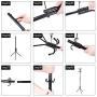 LENTIA Standing Entryway Coat Rack Hall Tree Black Coat Rack with 12 Hooks Free Standing for Umbrella Hat Jacket Hanger Holder Metal and Black