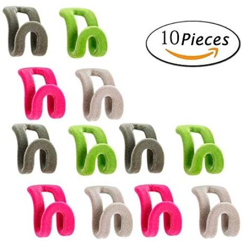 Stable Hanger Connector,NACOLA Cascading Clothes Rack Hook,10Pcs,Color Random