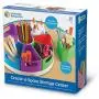 Learning Resources Create-a-Space Storage Center, Bright Colors, Classroom Craft Keeper, 10 Piece set