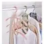 HJYPYJ Magic Hanger,Multi-Layer Non-Slip Magical Hangers,Household ABS Windproof Hanger,Space-Saving Organizer Hangers, Not Easily Deformed/Blue / 10 pcs HJYPYJ Magic Hanger,Multi-Layer Non-Slip Magical Hangers,Household ABS Windproof Hanger,Space-Saving Organizer Hangers, Not Easily Deformed/Blue / 10 pcs