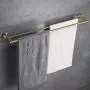 Hoooh Double Bath Towel Bar 36-Inch Stainless Steel Hand Towel Rack for Bathroom Wall Mount Brushed Gold, A102L90-BG Hoooh Double Bath Towel Bar 36-Inch Stainless Steel Hand Towel Rack for Bathroom Wall Mount Brushed Gold, A102L90-BG