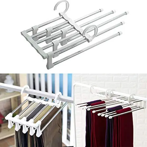 Stainless Steel Clothes Hangers,Pants Jeans Shirt Clothes Folding Organizer Folding Storage Rack Hook,Space Saver Storage Rack for Hanging Stainless Steel Clothes Hangers,Pants Jeans Shirt Clothes Folding Organizer Folding Storage Rack Hook,Space Saver Storage Rack for Hanging