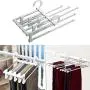 Stainless Steel Clothes Hangers,Pants Jeans Shirt Clothes Folding Organizer Folding Storage Rack Hook,Space Saver Storage Rack for Hanging Stainless Steel Clothes Hangers,Pants Jeans Shirt Clothes Folding Organizer Folding Storage Rack Hook,Space Saver Storage Rack for Hanging