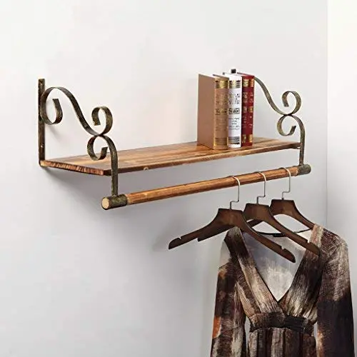Coat Racks Clothing Store Display Stand Hanger Display Stands Womens Shop Shelf Retro Wall-mounted Hanger Clothes Hanger Shelf Coat Racks Clothing Store Display Stand Hanger Display Stands Womens Shop Shelf Retro Wall-mounted Hanger Clothes Hanger Shelf