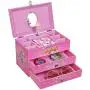 SONGMICS Large Ballerina Musical Jewelry Box, Unicorn for Little Girls, Music Storage Boxes with 2 Pullout Drawers UJMC007PK