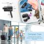 Travel Steamer for Clothes, Steam Iron for Clothes with 25s Quickly Preheating to Fabric Wrinkles Remover, Work for All Angles Support at Home